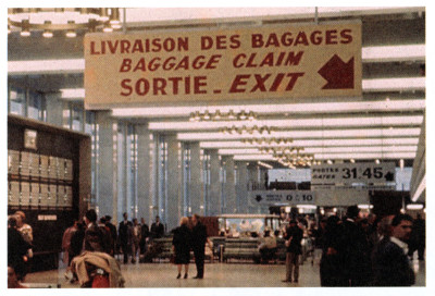Aéroport Orly, Paris, 1961.